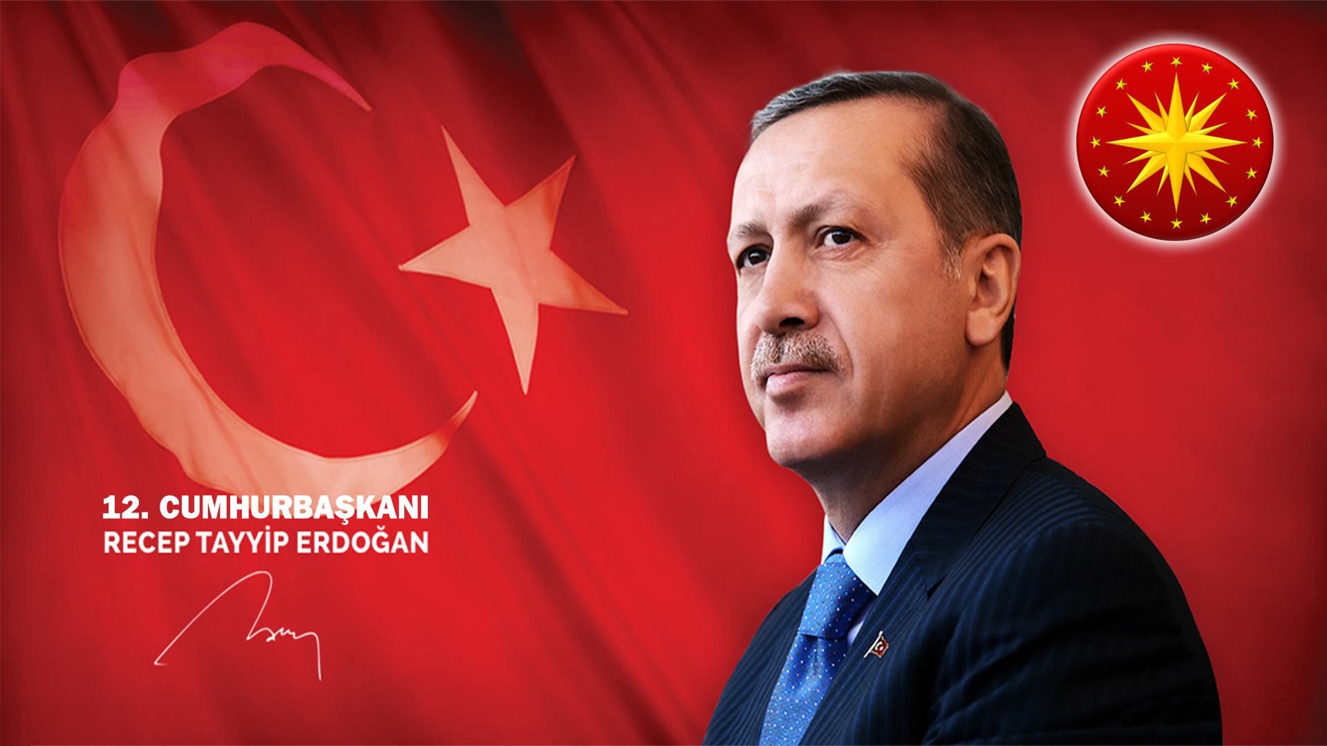 TÜRKİYE'NİN 12. CUMHURBAŞKANI RECEP TAYYİP ERDOĞAN