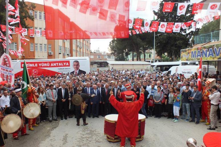 MHP'nin Serik Seçim İletişim Merkezi açıldı