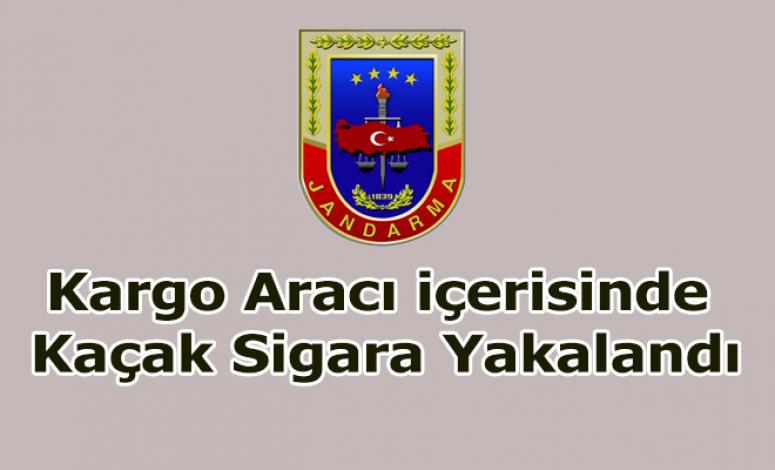 Kargo Aracı içerisinde Kaçak Sigara Yakalandı