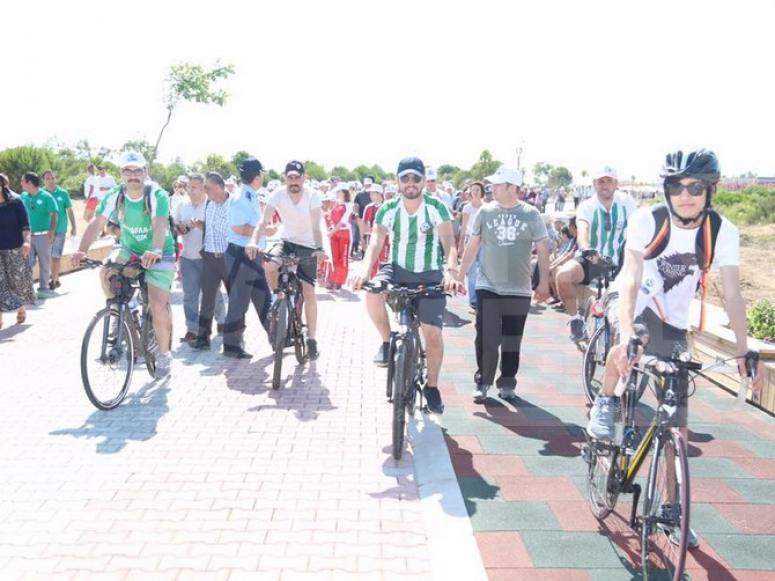 Boğazkent’te Bisiklet ve Yürüyüş Yolu Açıldı