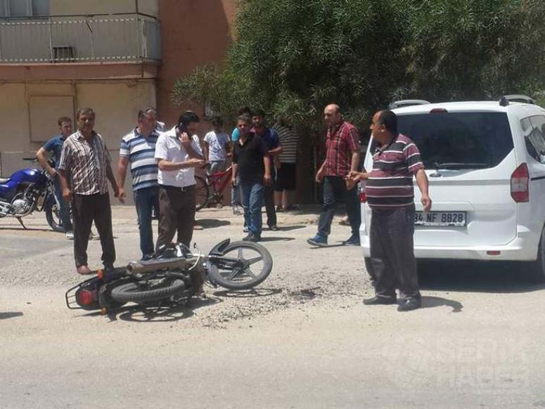 Kaza, Motosiklet Sürücüsü Yaralı