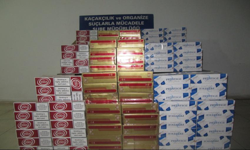 Serik’te Polisten Kaçak Sigara Operasyonu