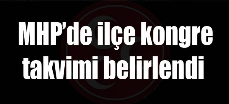 MHP'de İlçelerin kongre tarihi belli oldu