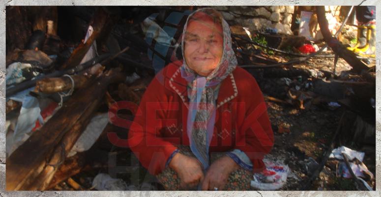 Evi Yanan Naide Teyze Gözyaşlarına Boğuldu