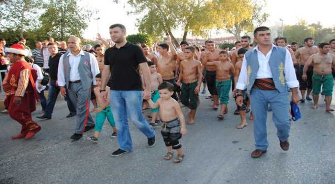 MANAVGAT 2. YAĞLI PEHLİVAN GÜREŞLERİ BAŞLADI