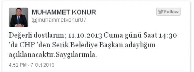 CHP ADAYINI AÇIKLIYOR 