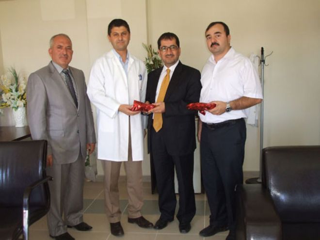 DİN GÖREVLİLERİNDEN HASTANE ZİYARETİ
