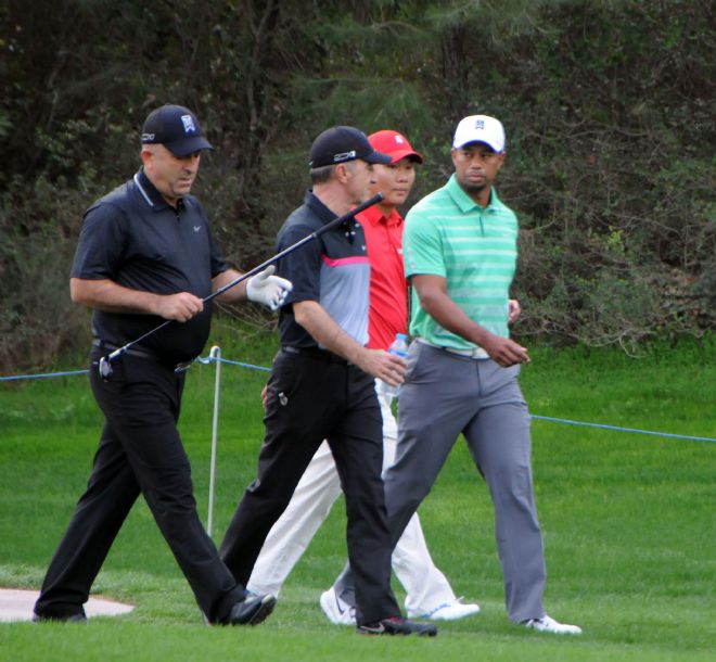 TIGER WOODS İLE ÇAVUŞOĞLU'NUN GOLF MAÇI