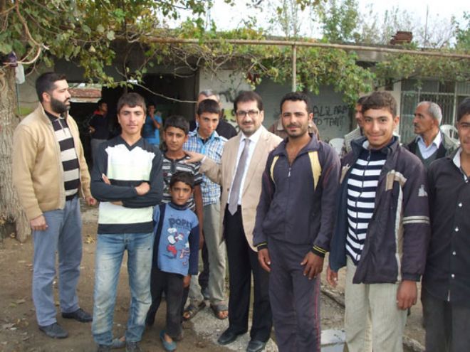 DİN GÖREVLİLERİNDEN SURİYELİ AİLELERE YARDIM