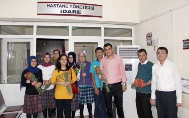 İMAM HATİP DEN HASTALARA MORAL ZİYARETİ