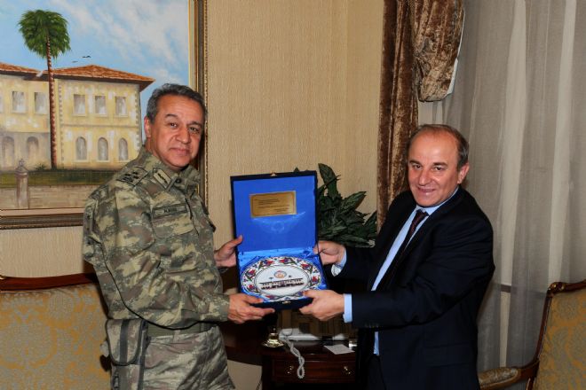 KORGENERAL ALATAŞTAN VALİ ÖZTÜRKE ZİYARET