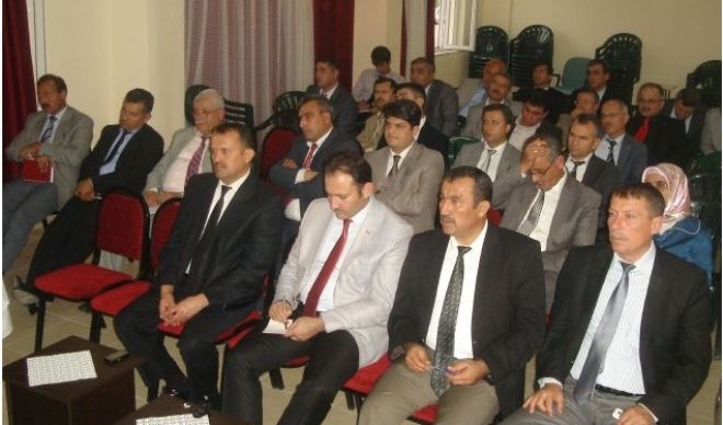 SINAV GÜVENLİĞİ TOPLANTISI ÖĞRETMENEVİNDE GERÇEKLEŞTİRİLDİ