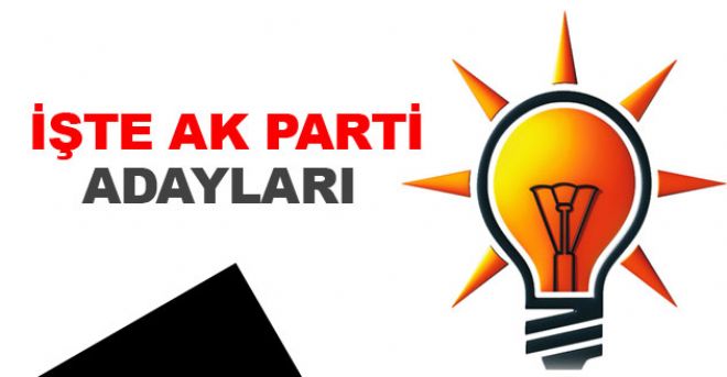 İŞTE AK PARTİ BELEDİYE BAŞKAN ADAYLARI