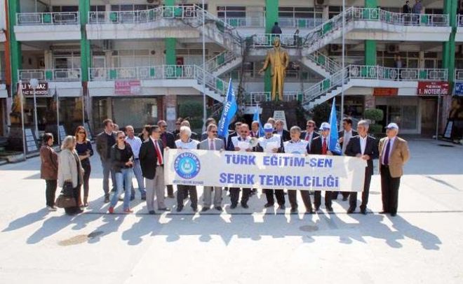TÜRK EĞİTİM-SEN'DEN PROTESTO