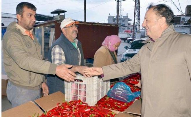 KONUR; HAL ESNAFINI ZİYARET ETTİ