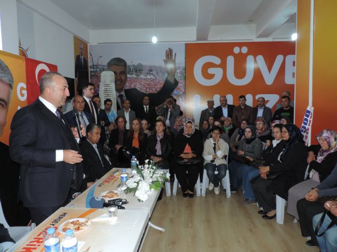AB BAKANI ÇAVUŞOĞLU SERİK'TE