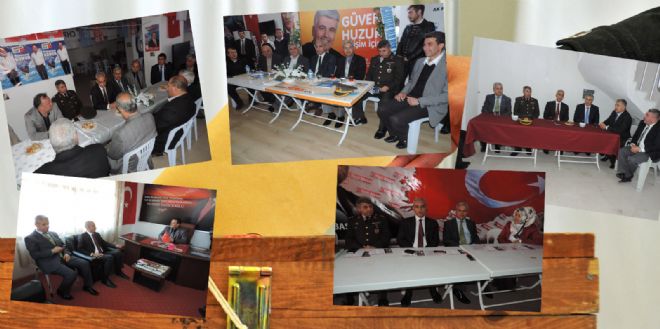 RÜSTEMOĞLU, AÇAR VE İNCEYAVUZ'DAN SİYASİLERİ ZİYARET
