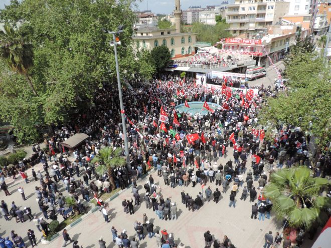 HABALI SEÇİM ÖNCESİ SON MİTİNGİNİ GERÇEKLEŞTİRDİ