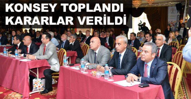 KONSEY TOPLANDI KARARLAR VERİLDİ