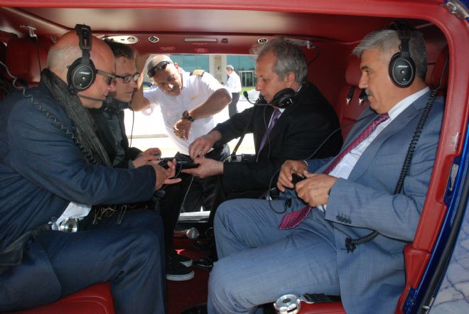 ÇALIK VE ŞEHİR PLANLAMA UZMANLARI SERİKİ HAVADAN İNCELEDİ