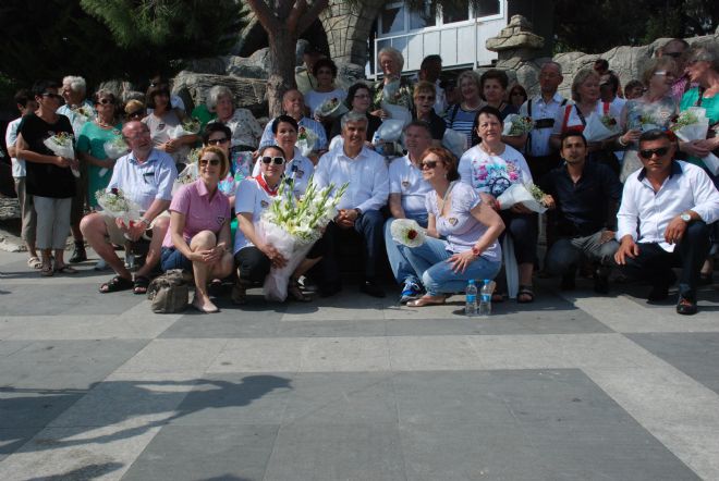  AVUSTURYALI SANATÇI GRUBU BELEKTE BAŞKAN ÇALIKLA BULUŞTU