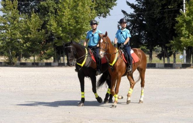 ATLI JANDARMALAR BELEK'TE GÖREVE BAŞLADI