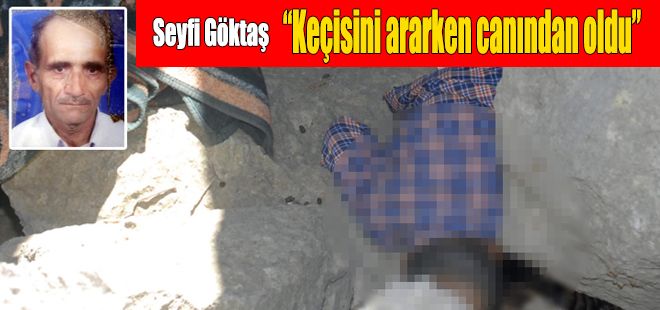 KEÇİSİNİ ARARKEN CANINDAN OLDU