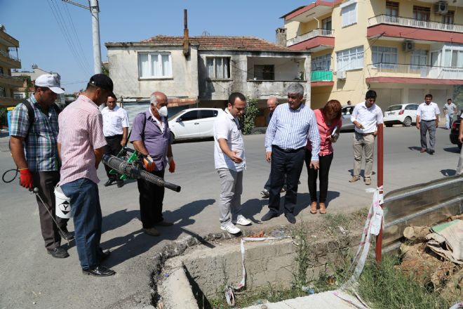 SERİKTE İLAÇLAMALAR YERİNDE DENETLENDİ