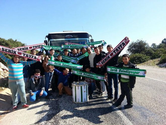 GRUP PEHLİVANLARDAN SERİK BELEDİYESPOR'A SAHADA DESTEK ÇAĞRISI