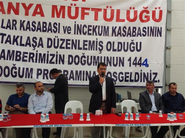 Serik Müftüsü Karakuş Alanya Okurcalarda Konferans Verdi
