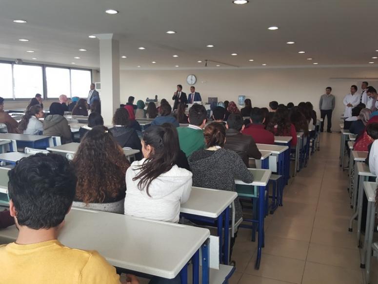 Serik Cenap Düzgün Başarı Temel Lisesi öğrencilerine seminer düzenledi