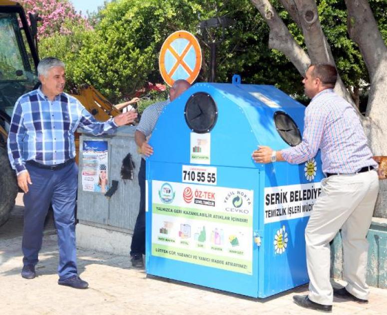Belediyeden Geri Dönüşüm Kutuları
