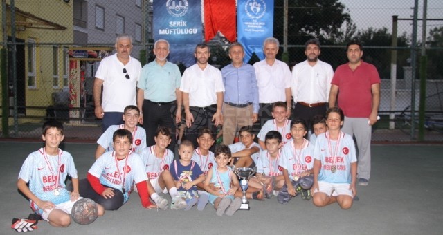 Yaz Kur’an Kursları Futbol Şampiyonu Belek Mahalle Cami Oldu