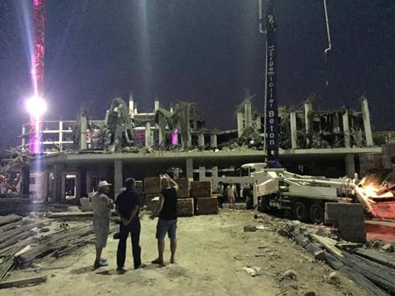 Belek’te Otel İnşaatı Çöktü; 7 İşçi Yaralı