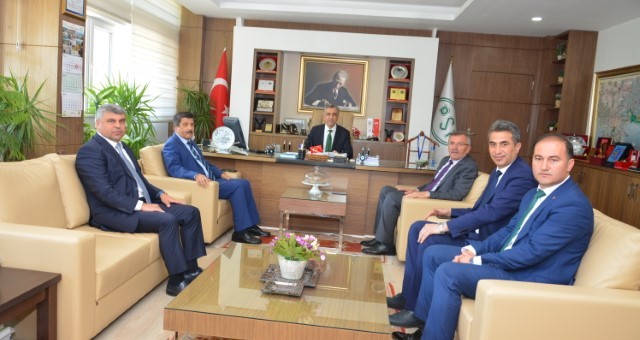 Başkan Aputkan’dan Vali Karaloğlu ve Kurum Ziyaretleri