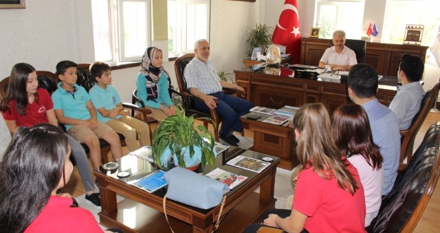 Yükselişli Öğrencilerden Müftülüğe Ziyaret