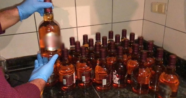 Serik'te Polisten Sahte İçki Operasyonu