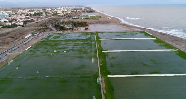 Serik'te Sağanak Sonrası Tarım Alanları Ve Kamp Sahalarını Su Bastı