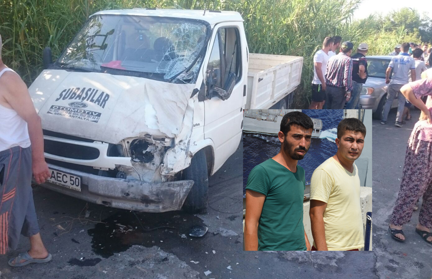 Serik'te Trafik Kazası : 2 Ölü