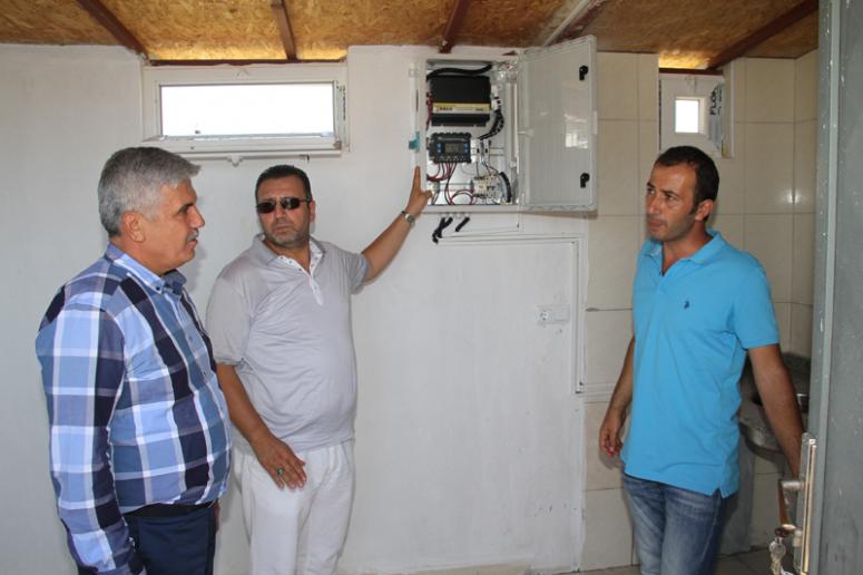 Parkın Aydınlatma Elektriğini Güneş’ten Sağlanıyor