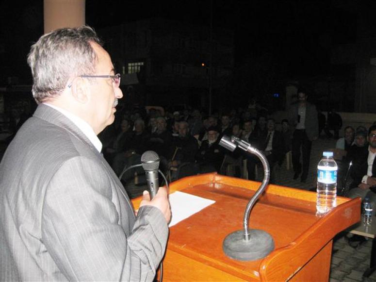 Manavgat Müftüsü Yaşar Serikte Konferans Verdi