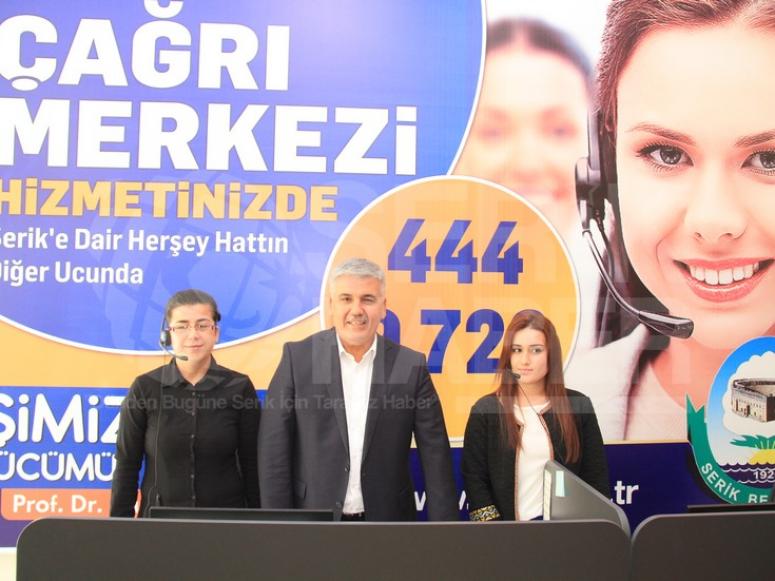 Serik Belediyesi Çağrı Merkezi Hizmette