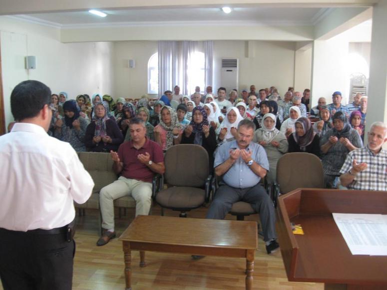 Serik’te Kutsal Topraklara Yolculuk Dualarla Başladı