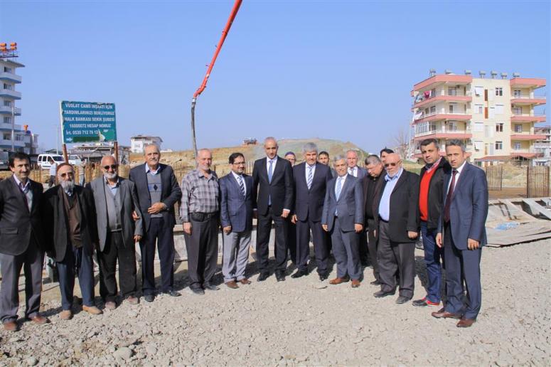 Vuslat Camiinin Temeli Atıldı