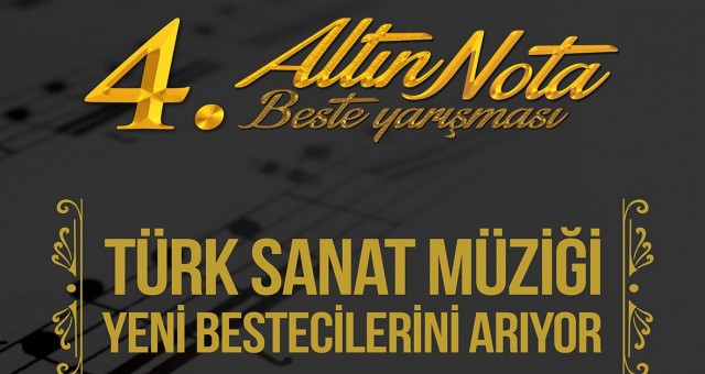 Altın Nota Beste Yarışması başvuruları başladı