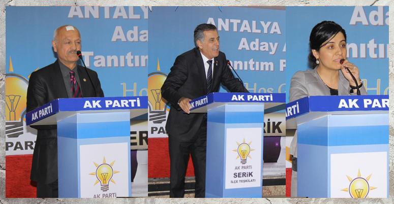 Ak Parti Aday Adayları Serik’te Görücüye Çıktı