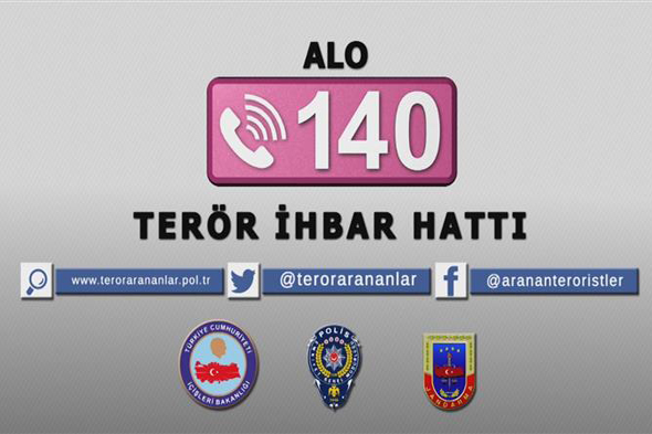 Alo 140 Terör İhbar Hattı