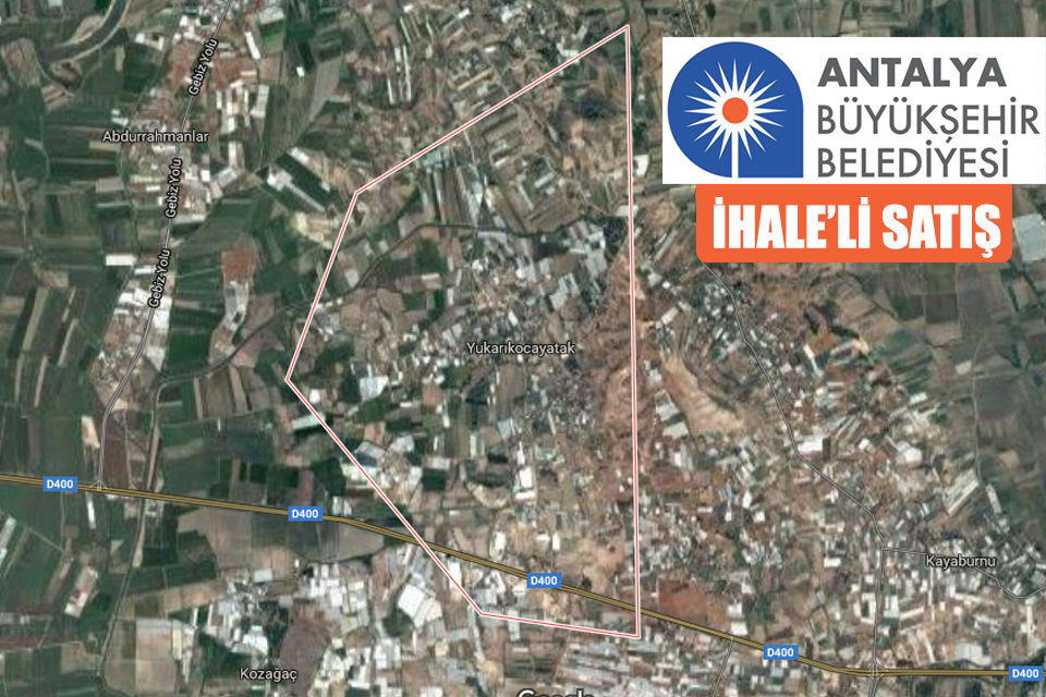 Büyükşehir Belediyesi, Serik ve Manavgat'ta Taşınmazlarını Satıyor