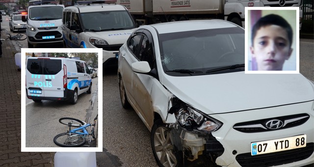 Bisikletine Otomobil Çarpan Çocuk Öldü