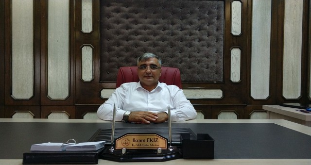 İkram EKİZ; ''2018-2019 eğitim-öğretim yılının sevgi, saygı, başarı ve huzur içinde geçmesi en büyük arzumuzdur.''